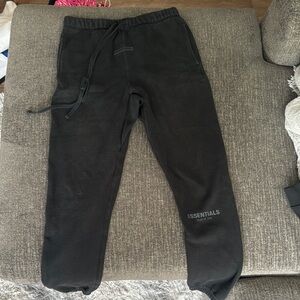 Essentials Fear of God Black Sweatpants